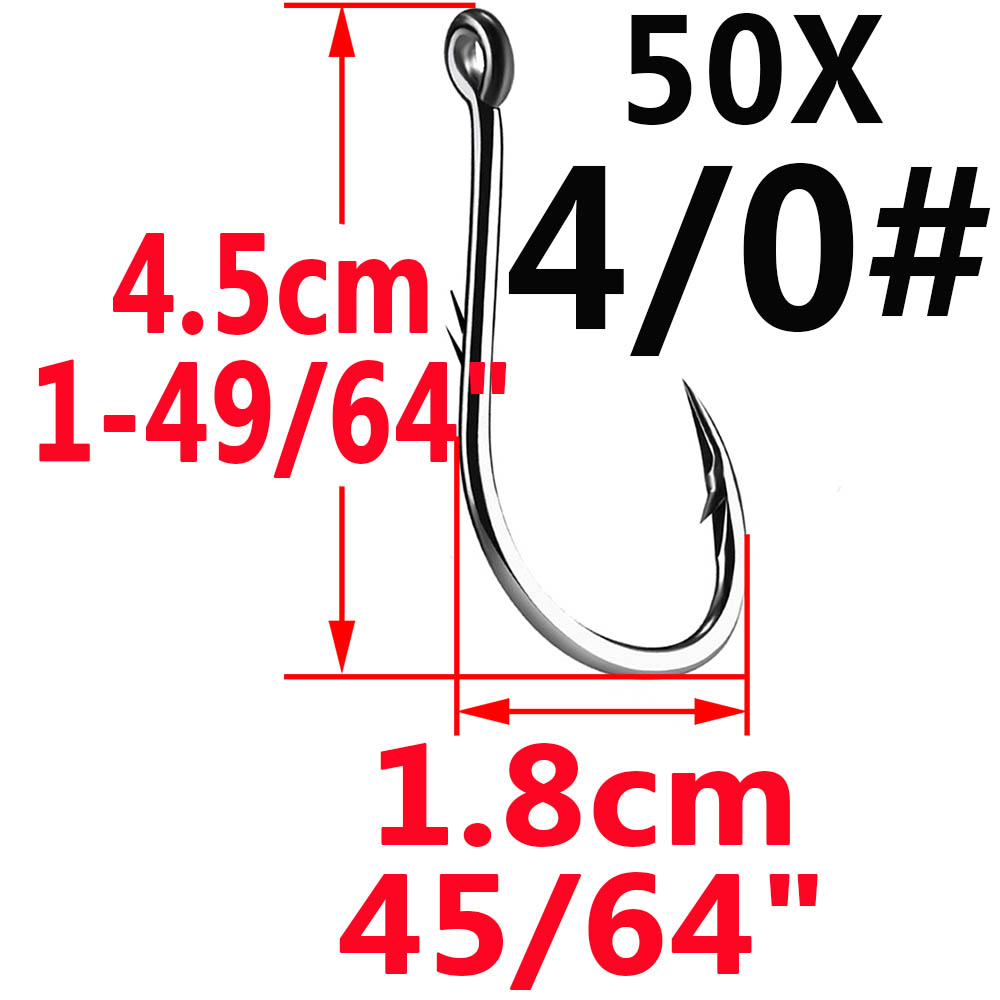 50pcs Iseama Circle Carp Eyed  - Fishing Hook Assortment recensione e prezzo
