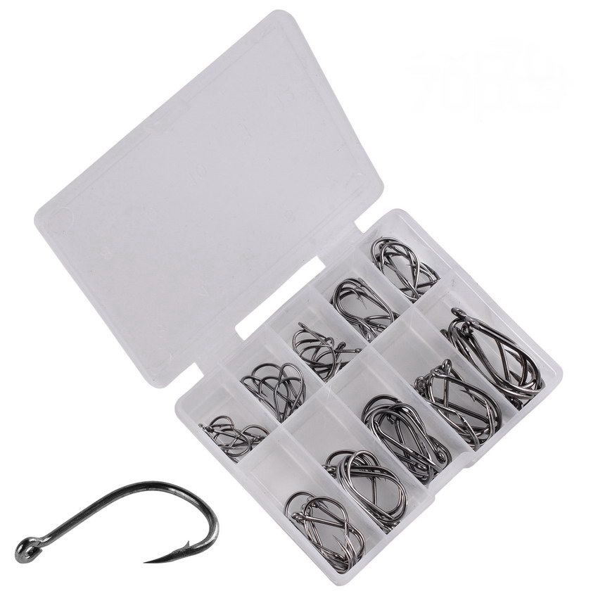 70 pz/scatola Set di ami da Pe - Fishing Hook Assortment recensione e prezzo